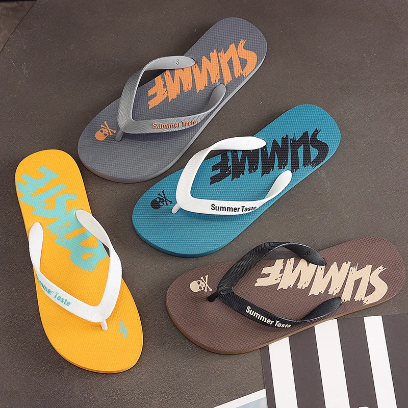 

Flip Flops Slippers Men Summer Anti-skid Outdoor Casual Light Beach Sandals Household Slipper Students Slides Pantuflas Hombre