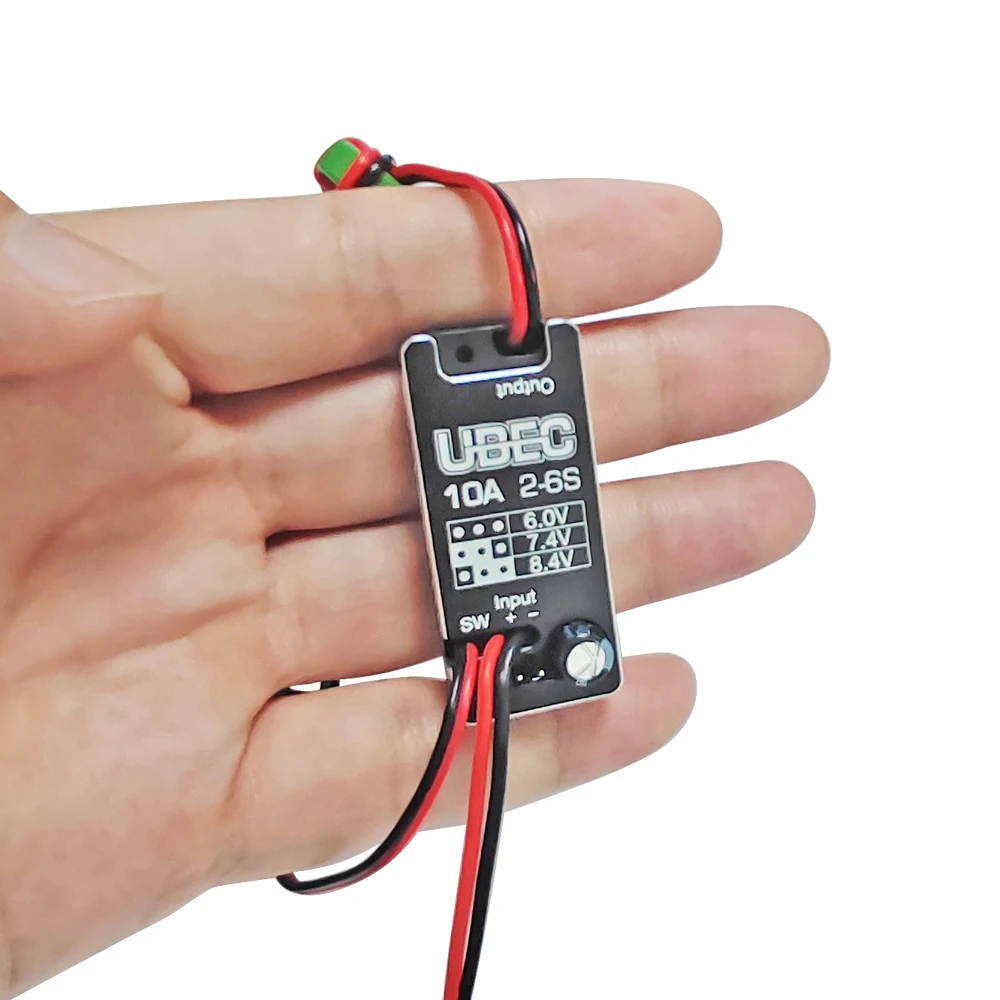 

Модуль регулятора Hobbywing UBEC 10A IP67 2-6S 6/7.4/8.4В для радиоуправляемых краулеров, грузовиков и автомобилей
