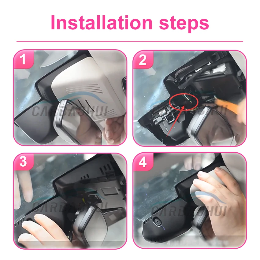 

For BMW X6 M G06 F96 2020 2021 2022 2023, 4K UHD 2160P Dash Cam Front and Rear Car DVR Camera Plug and Play Wifi Video Recorder