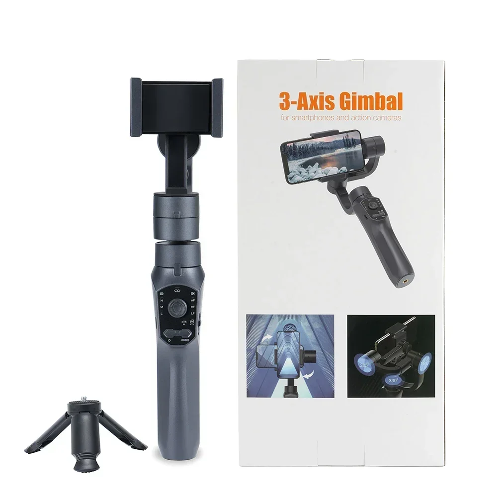 2025 Fabrikversorgung Handstabilisator Selfie Stick F10 Glatter 3-Achsen-Wireless-Handy-Gimbal-Stabilisator Telefon