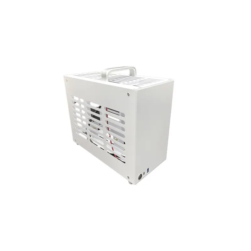 A4 Metal Mini ITX Computer Chassis Handheld Small 1U Flex SFX PSU Portable Compact Desktop PC Case