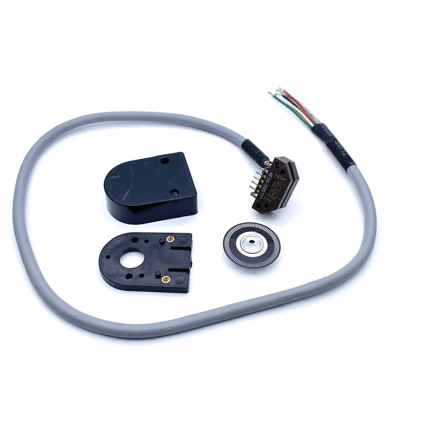 Imagem -02 - Codificador ab Abz Heds-9100 9140 100cpr 200 360 400 500 1000ppr 25.4 mm Mm10 mm Código Peças Diy
