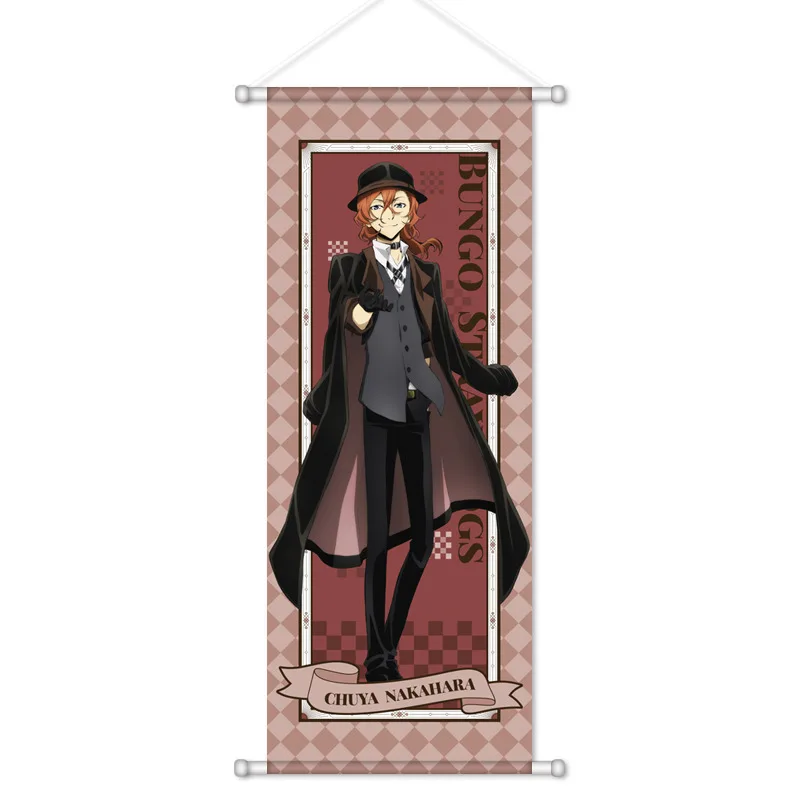 VIKAMA Literary Detective Anime Wall Hanging Tapestry Supernatural Hero Cloth Poster for Bedroom Living Room Dorm Gift