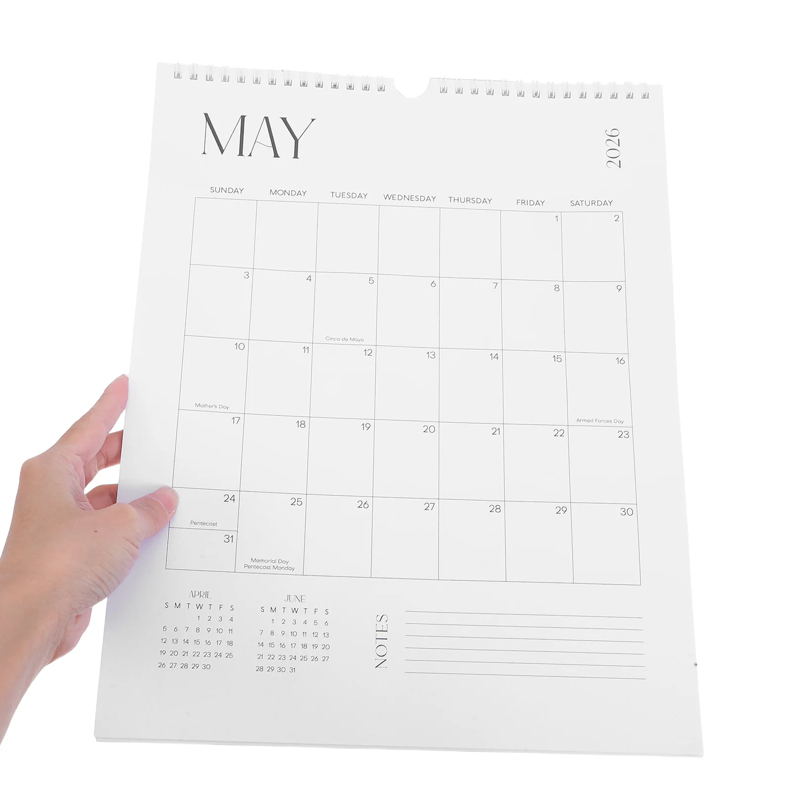 

Calendar Hanging Monthly Planner Academic Year 2026 Wall Aesthetic Family Minimalist