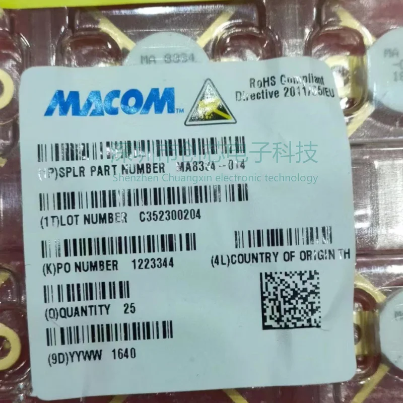 

MA8334-014 1PCS/ new original RF high power microwave tube transistor multi-throw PIN diode switch module