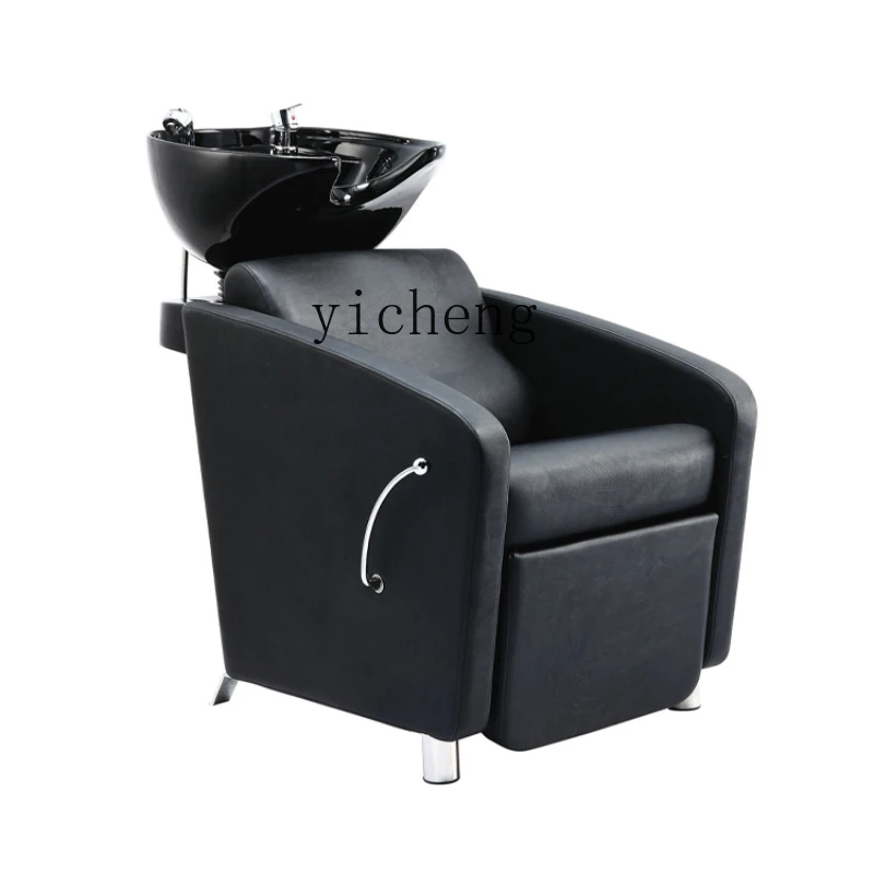 

ZC Lying Half Shampoo Chair Cosmetology Shop Flushing Bed for Hair Salon Barber Spa Bed