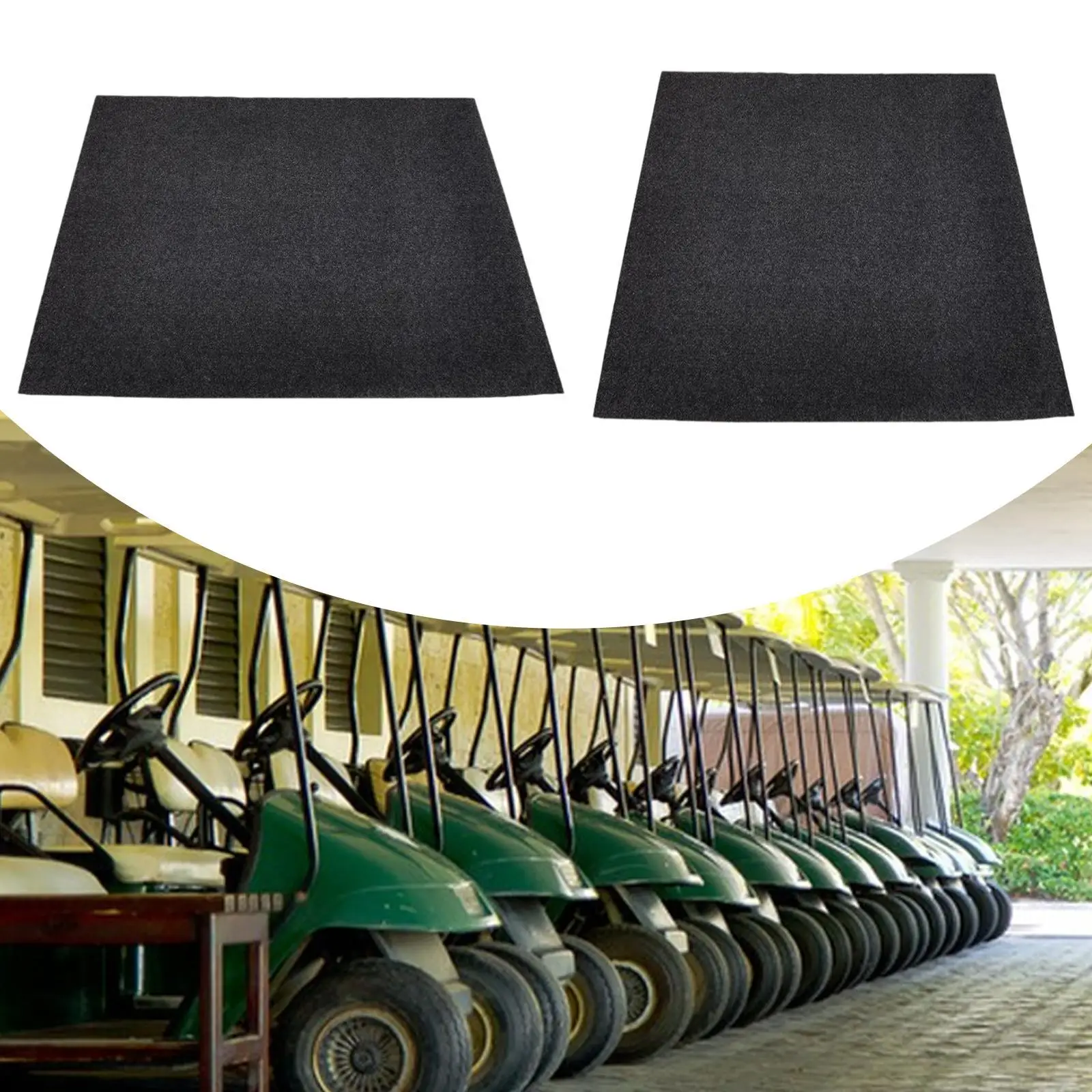 

Garage Floor Mat for Under Car Flooring Rug Protection from Snow, Rain and Mud Oil Spill Mat for Parking Trailer Truck