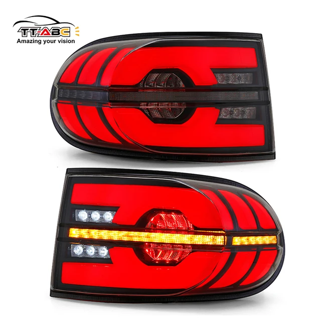 

TT-ABC Ready to Ship Led Car Accessories Tail Lights for Toyota FJ Cruiser 2007-2015 Smoked Clear Tail Lamp