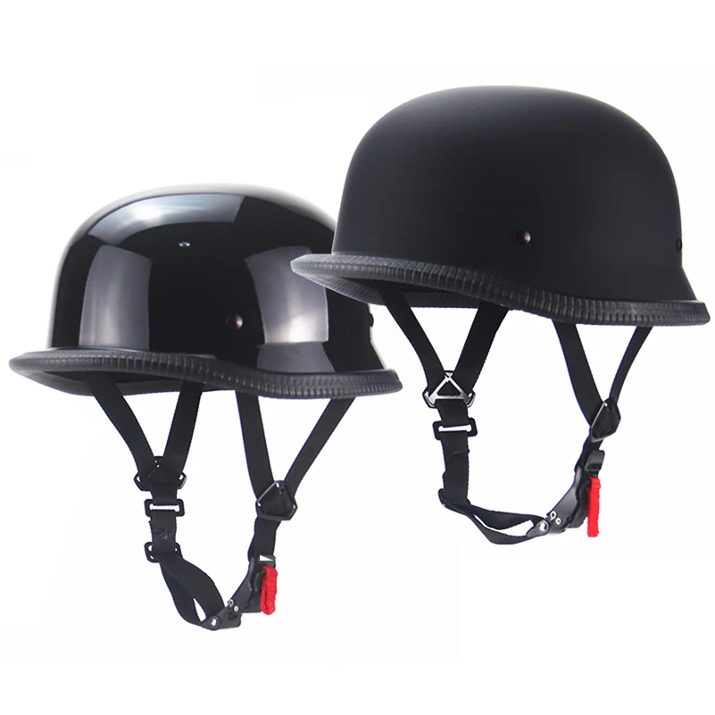 

Мотоциклетный шлем Casco M/L/XL/XXL, винтажный немецкий шлем для скутера в стиле ретро, ярко-черный, в горошек, для стайлинга автомобиля