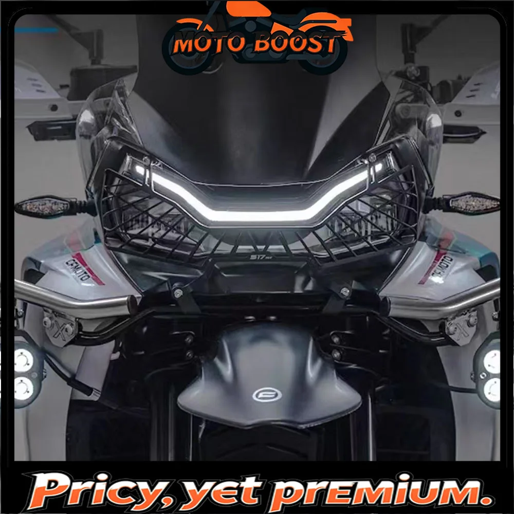 

For CFMOTO 800MT-X 800MTX Motorcycle Front Fairing Headlight Head Light Lamp Net Protection Grille Guard Cover Mesh Lampshad