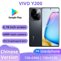 VIVO Y200 5g 6.78-inches AMOLED 120Hz 50MP Camera Qualcomm Snapdragon 6 Gen1 6000mAh Android used phone
