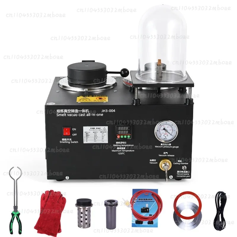 New 3 in 1 Jewelry Vacuum Casting Machine Metal Smelting for Aluminum Silver Gold Jewelry Gold Silver Smelting Mold