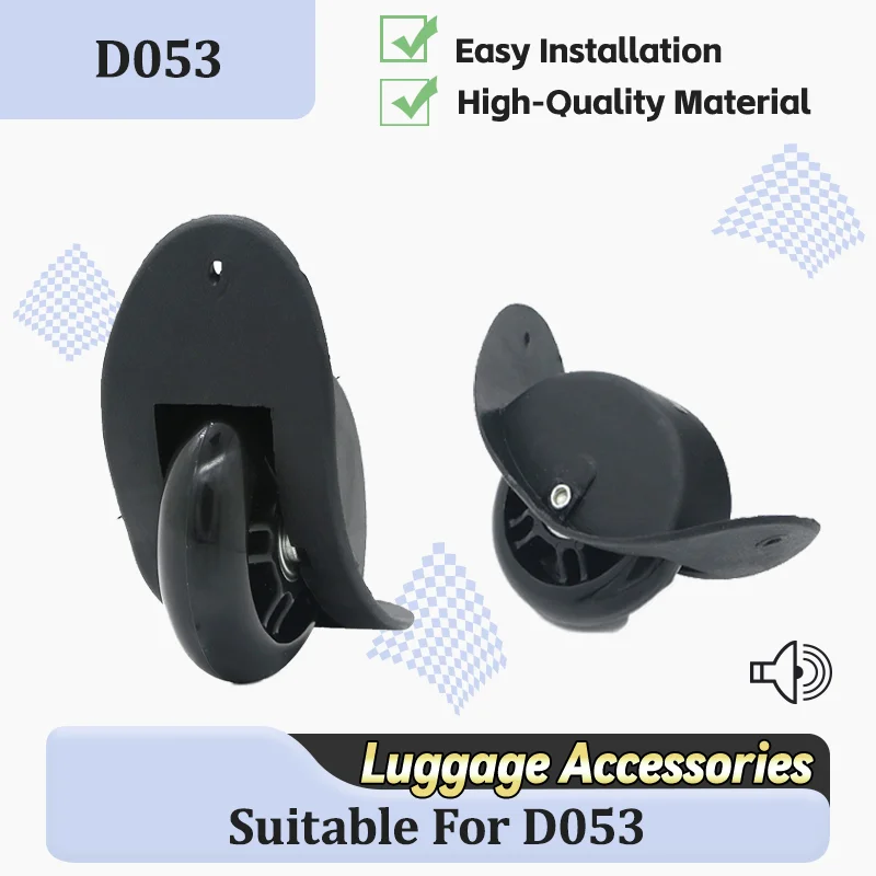 

For D053 Ultra-Quiet Luggage Wheel Accessories Swivel Wheels Heavy-Duty and Durable Universal Suitcase Fittings