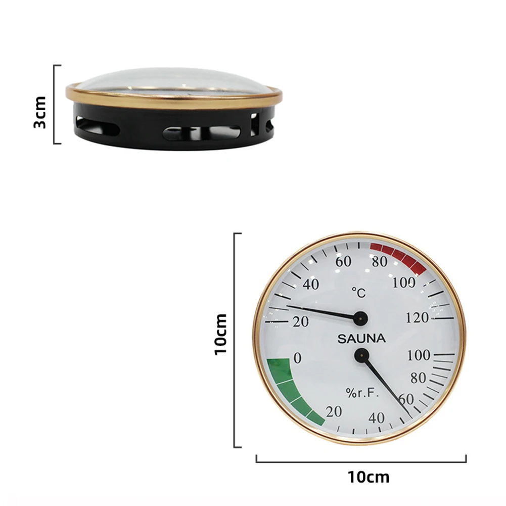 Termómetro y medidor de humedad de alta precisión, sala de Sauna montada en la pared para el hogar y la Oficina, medidor de temperatura y humedad