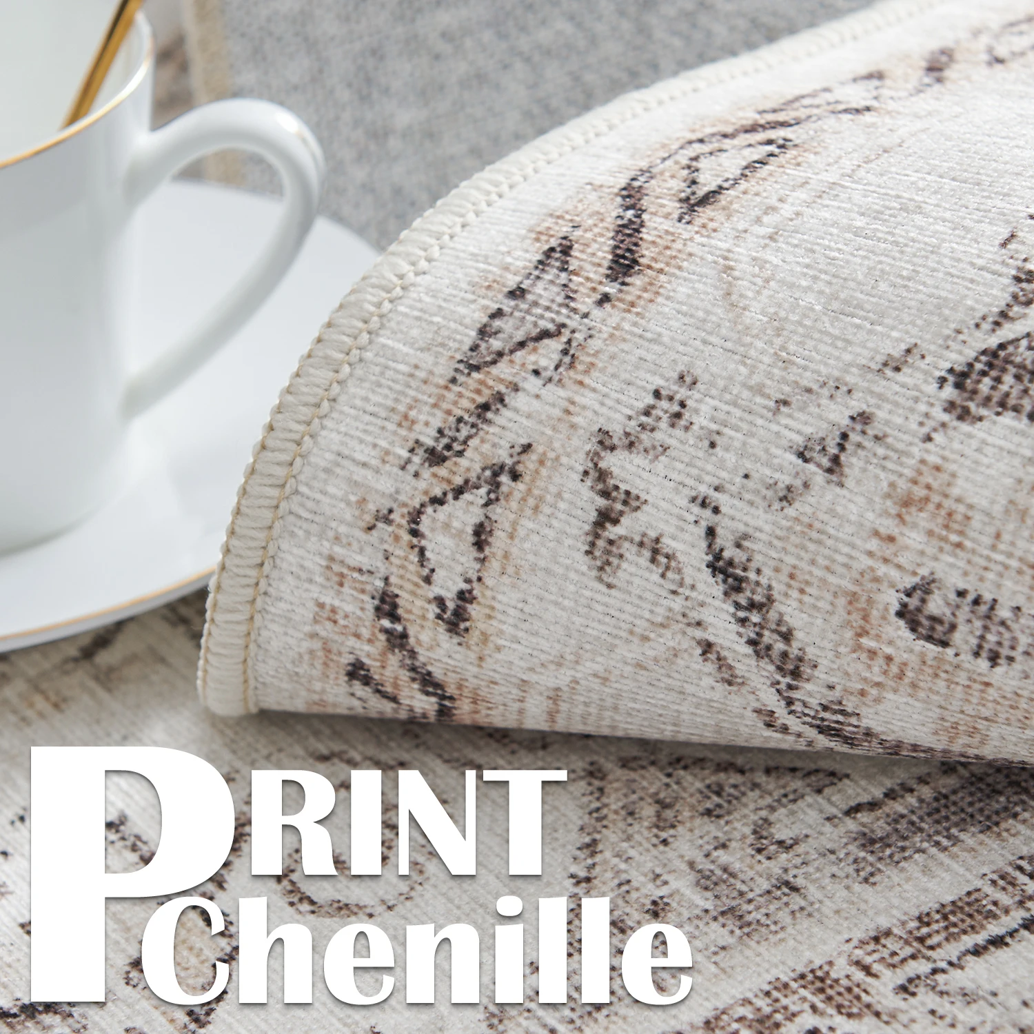 سجادة منطقة جينشان من جلد البقر الصناعي بتصميم حيوانات من جلد البقر الصناعي غطاء أرضية داخلي لغرفة النوم وغرفة المعيشة على طراز سفاري