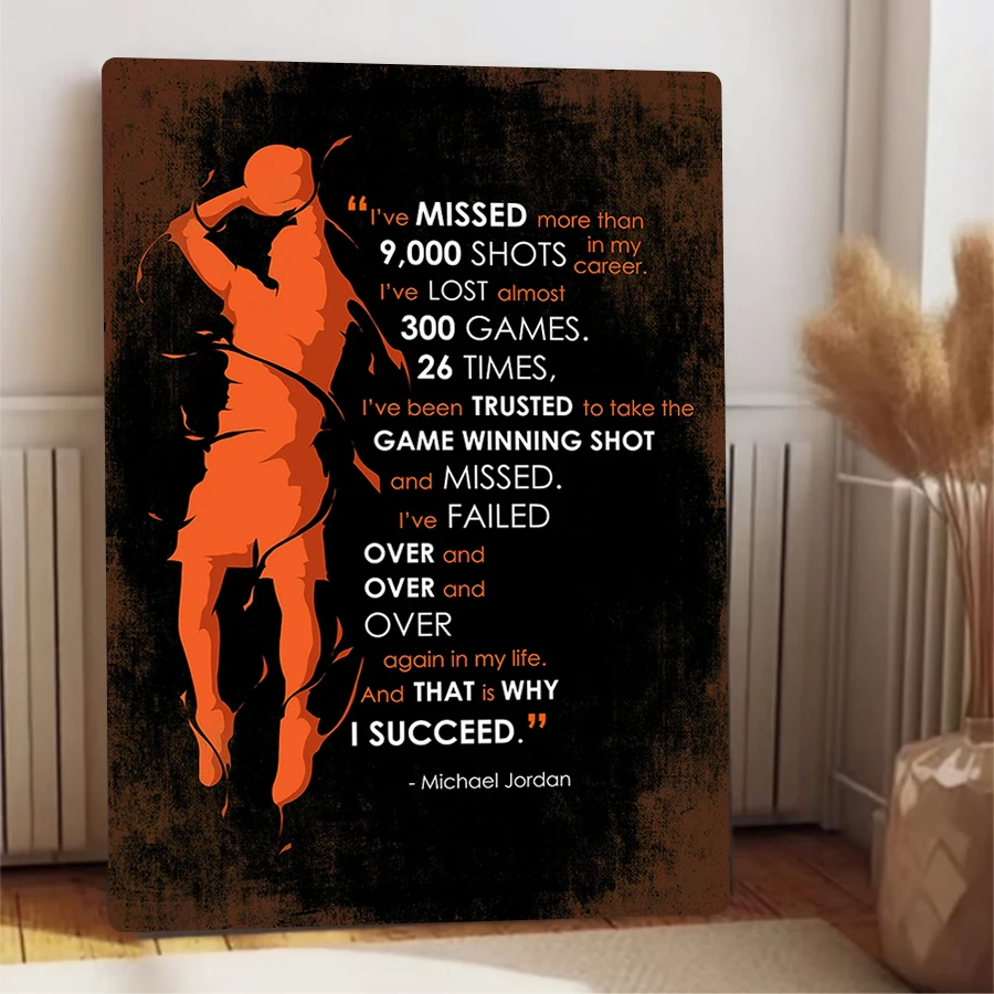Michael Jordan Inspirational Q - Home Office Quotes recension och pris