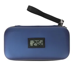 Bolsa enfriadora de insulina portátil, Mini estuche de refrigeración de insulina de viaje, bolsa de aislamiento térmico médico, suministros para diabéticos, pantalla de temperatura