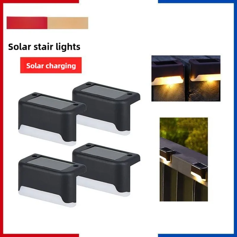 

Солнечные уличные фонари, ступенчатые фонари, индукционные садовые фонари для человеческого тела, наружные водонепроницаемые декоративные светодиодные фонари для забора