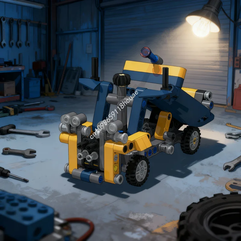 

160 деталей MOC Технический военный грузовик-защитник, конструктор, развивающая игрушка, идея для подарка на Рождество, кирпичики для детей