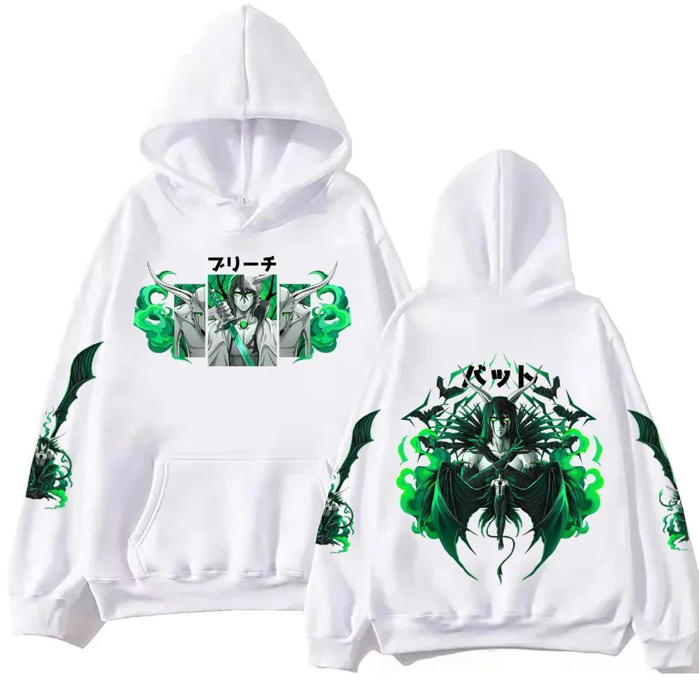 Anime Bleach Ulquiorra Slate Hoodie Harajuku Hip Hop Pullover Tops Sweatshirt Fans Gift