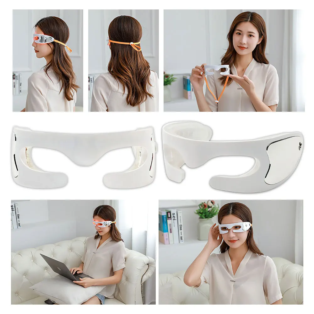 Electric Eye Beauty Massager mask Anti-Wrinkle Heating Light Therapy Vibration Fatigue Relief Eye Bag Wrinkle Removal Beauty