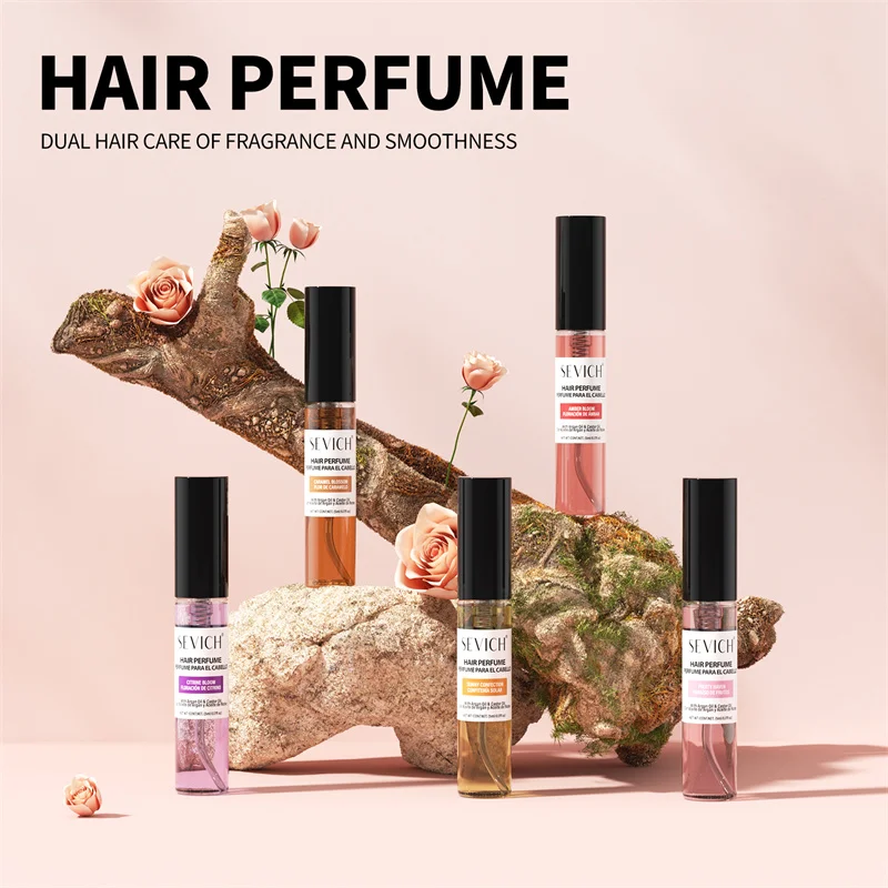 Hair Fragrance Oil Spray Fragrance Light Smoothing Shine Soft Nourishment Scalp Improve Hair Quality Hair Care Essential Oil 5ml