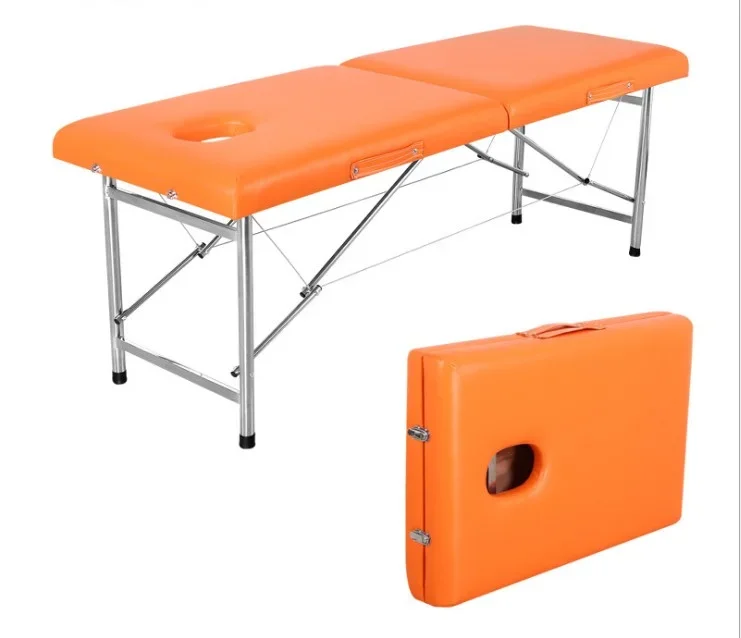 High Quality Best  Stainless Steel Portable Foldable Lash Beauty Spa Massage Table  Massage Bed