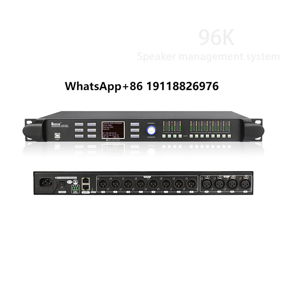 

4 Input 8 Output Advanced Digital Audio Board Processor Speaker Dsp Sound System