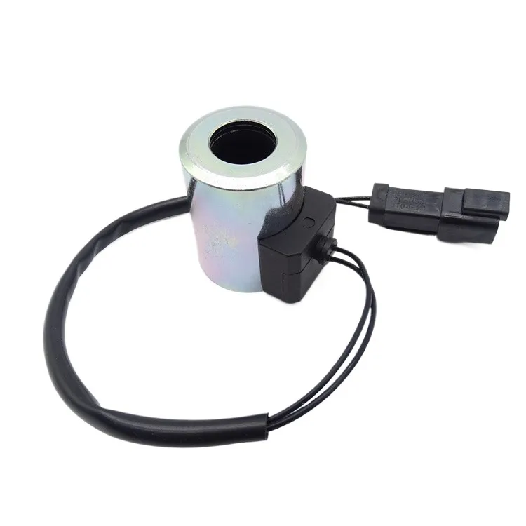 24V E330D E336D Hydraulic Directional Solenoid Valve Coil With Wire Loader Excavator