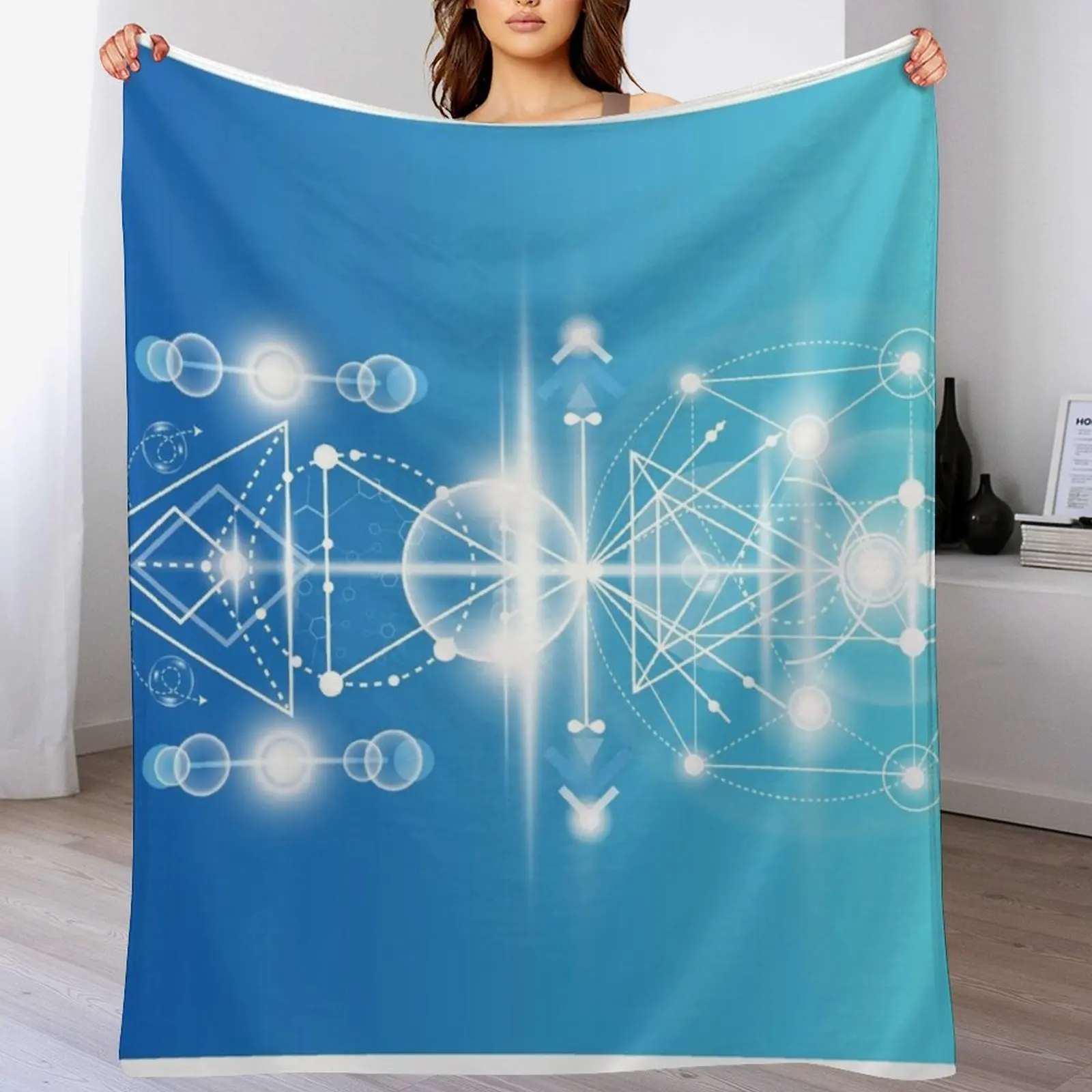 Copie de Resonance diagram - WATER Throw Blanket Sofas Furrys Thin halloween Blankets