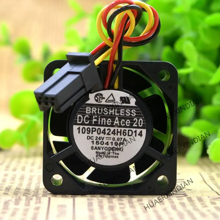 ใหม่109P0424H6D14 4ซม.4020 24V 0.07A ชุดพัดลมระบายความร้อนชุด