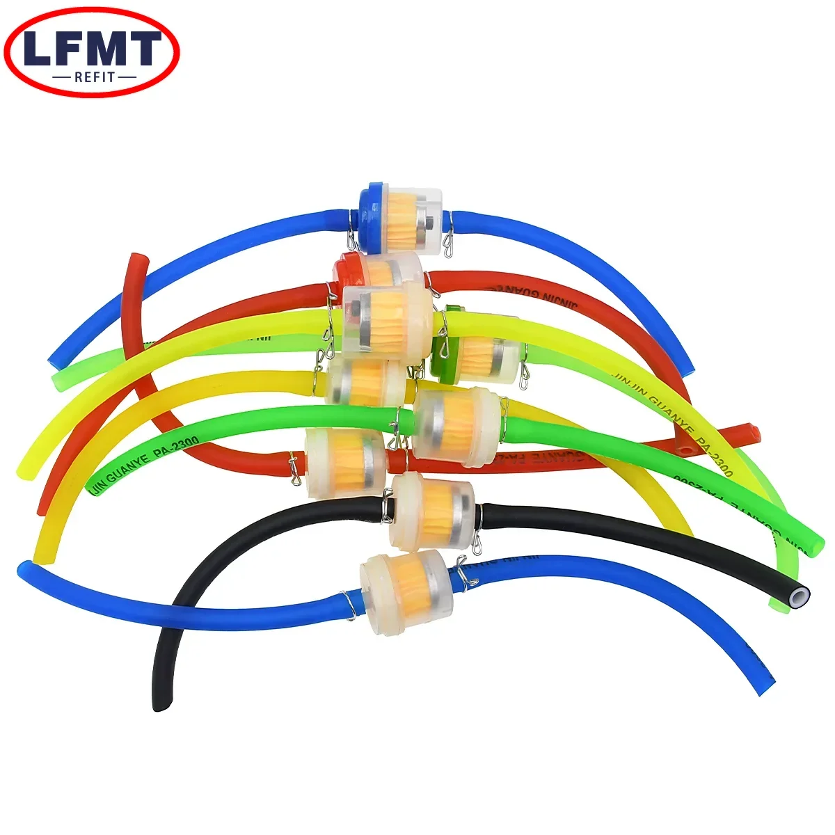Scooter Motocross Oil Pipe Moped Scooter Dirt Bike Universal 6mm ATV Fuel Filter Motorcycle Oline Fuel Oil Filter Parts