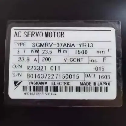 Brand New SGMRV-37ANA-YR13 Servo Motor Fast shipping In Stock，SGMRV 37ANA YR13