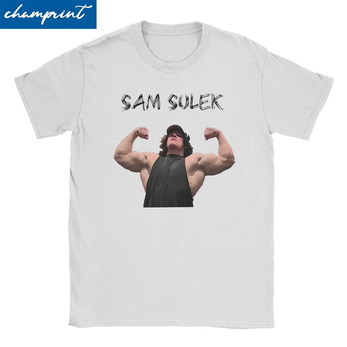 Muscle Sam Sulek Gym T-Shirt for Men Women Fashion Cotton Tees Round Neck Short Sleeve T Shirts Printing Tops