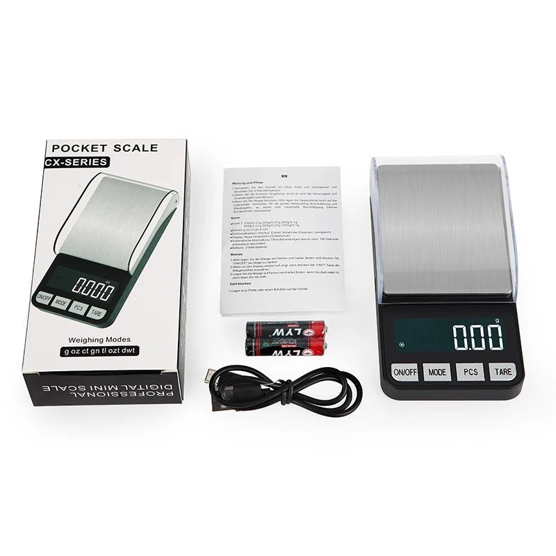 New Balance Fashion Design 0.01g Pocket Digital Weighing Scale Pocket Gram Scale