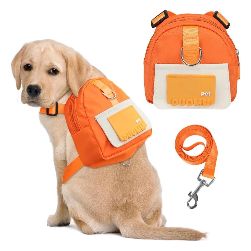 Mochila Ajustável para Cão com Coleira e Cordas: Uma Solução Prática para Caminhadas e Treinamento ao Ar Livre
