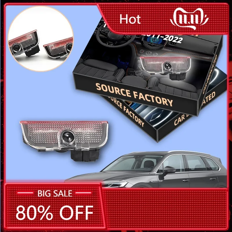 

Для VOLKSWAGEN VW 2026 Новый 2 шт. светодиодный проекционный предупреждающий декоративный светильник для VW Touareg 2011-2013-2015-2018-2020-2022 Автомобиль D