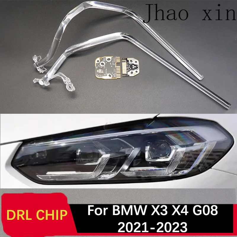 

White Light Angel Eye Module for BMW X3 X4 G08 Ballast Lamp Tube 2021-2023 Car Daytime Lights DRL CHIP Guide Strip Circuit Board