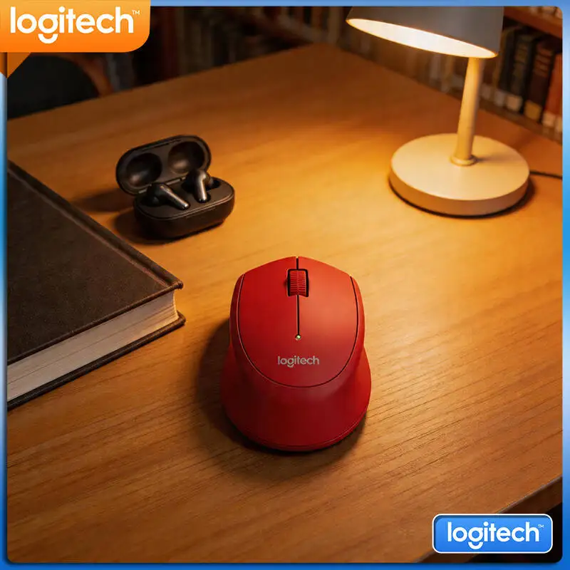 

Logitech M280 Ergonomic Wireless Mouse Anti-Slip Pads 2.4GHz Nano Receiver 10m Distance for Office PC Mac Linux