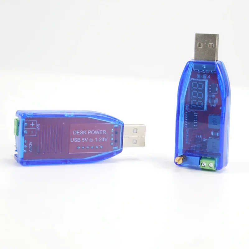 DC-DC 5V to 3.3V 9V 12V 24V USB Step UP / Down Power Supply Module Adjustable Boost Buck Converter Out DC 1.0V-24V With Case