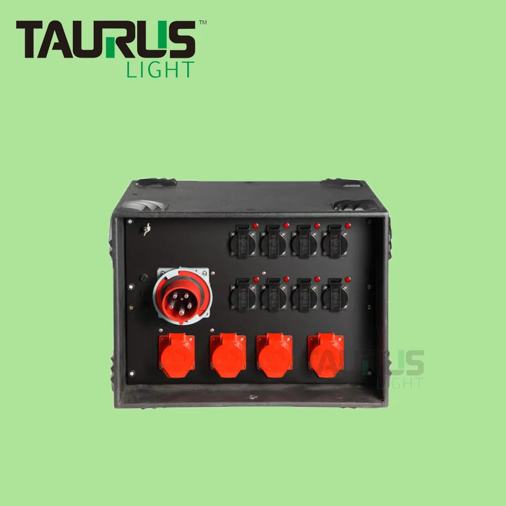 Professional Stage Equipment 380V 5P 63A CEE Connector Power Distribution box for Stage Light