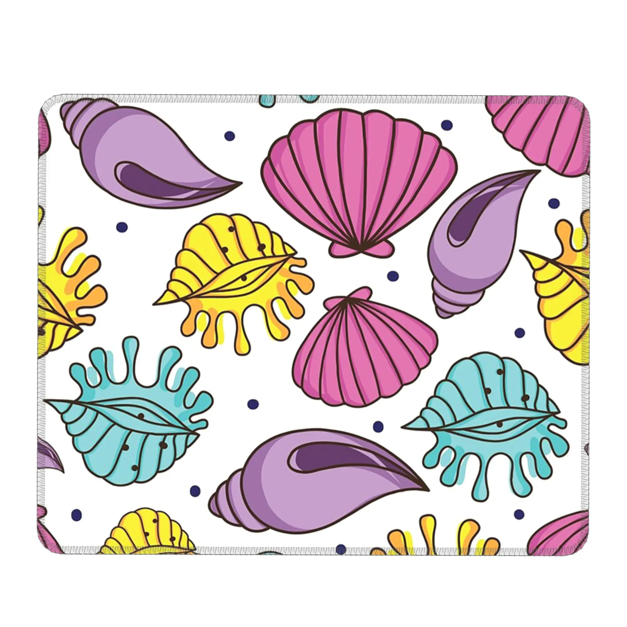 Cartoon Colour Shells And Conch Mouse Pad Computer Keyboard Mouse Mat Gaming PC Laptop Desk Mat Office Table Mats