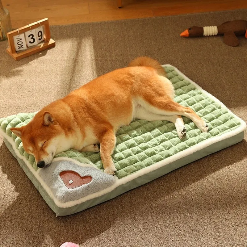 Hot Pet Dog bed mat Protect cervical spine Detachable Dog house indoor For small medium large dogs bed Comfort Soft Pet supplies