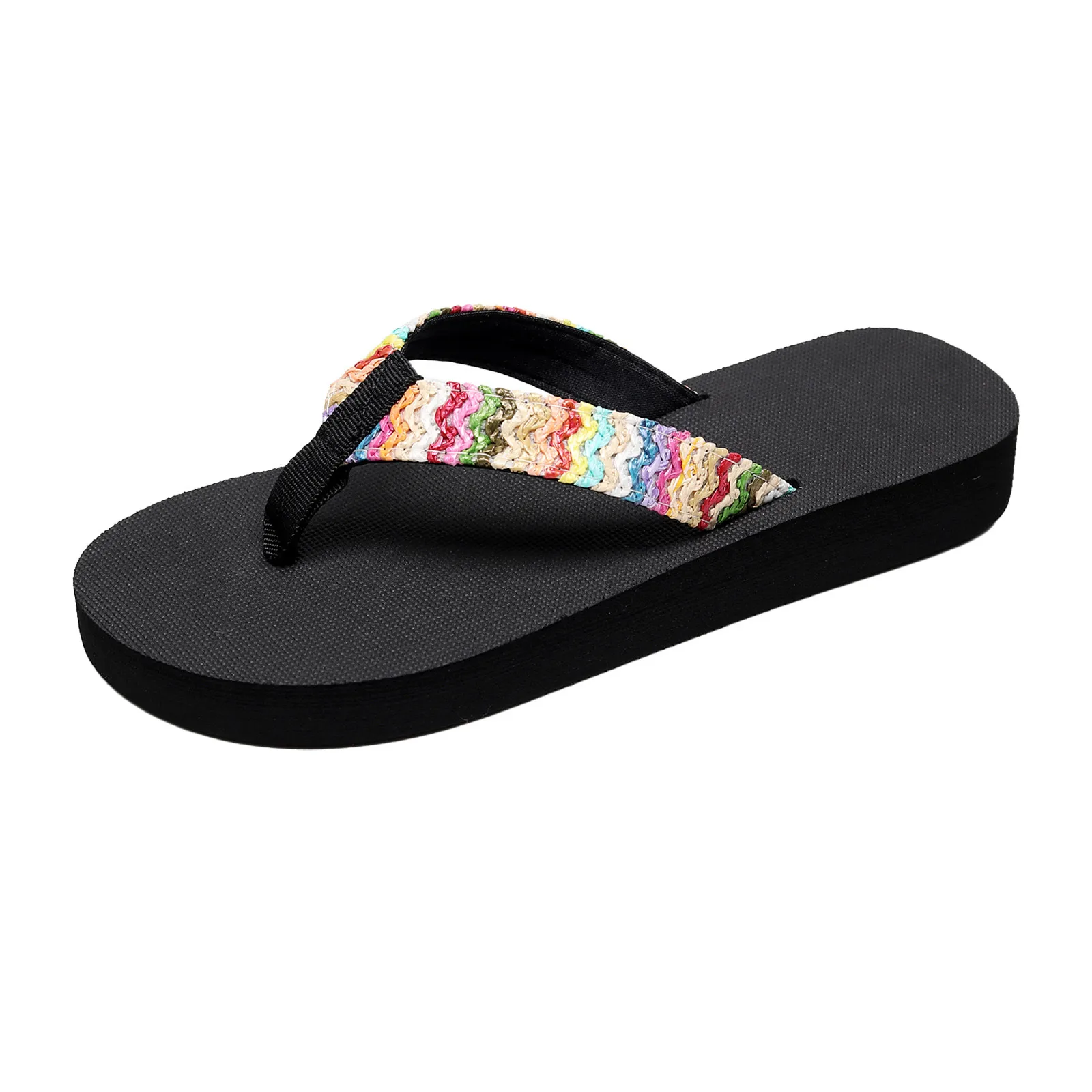 Fashion Summer Flip Flops Sandals Outdoor Casual Flat Shoes Home Slippers For Men Fashion Sandals Slide Vacation Beach Sandals