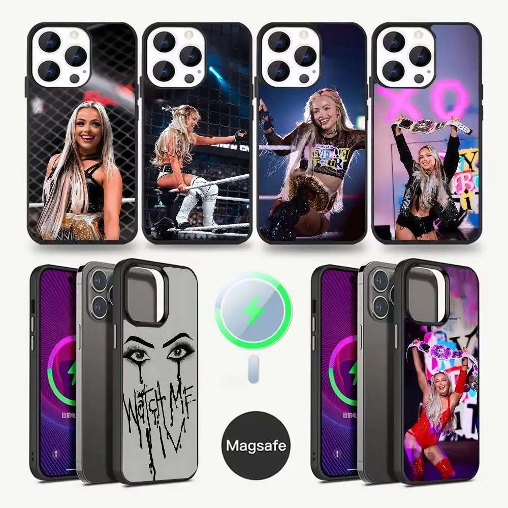 

L-Liv Morgan Phone Case For iPhone 16,15,14,13,12,11,Pro,Max,Plus,Mini,Magsafe,Magnetic Wireless Charging Case
