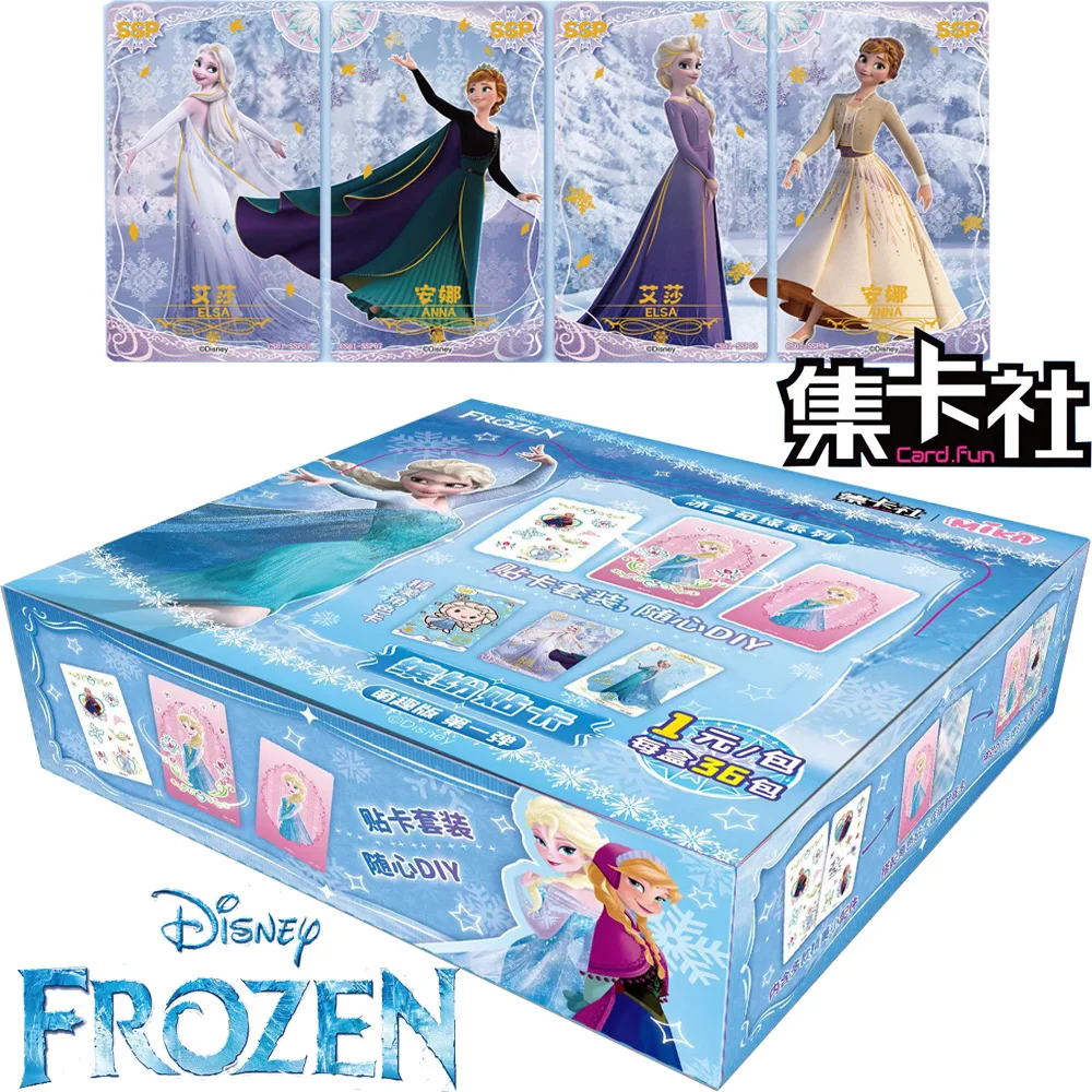 

Original Card.fun Frozen Card For Children Queen Elsa American Animated Movie Princess Limited Game Collection Card Table Toys