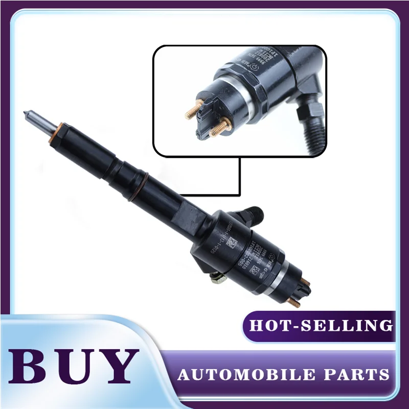 191652 Fuel Injector Common Rail Injector  Diesel Injector for Yuchai Power Beijing Oil Common Rail Injector YC0233