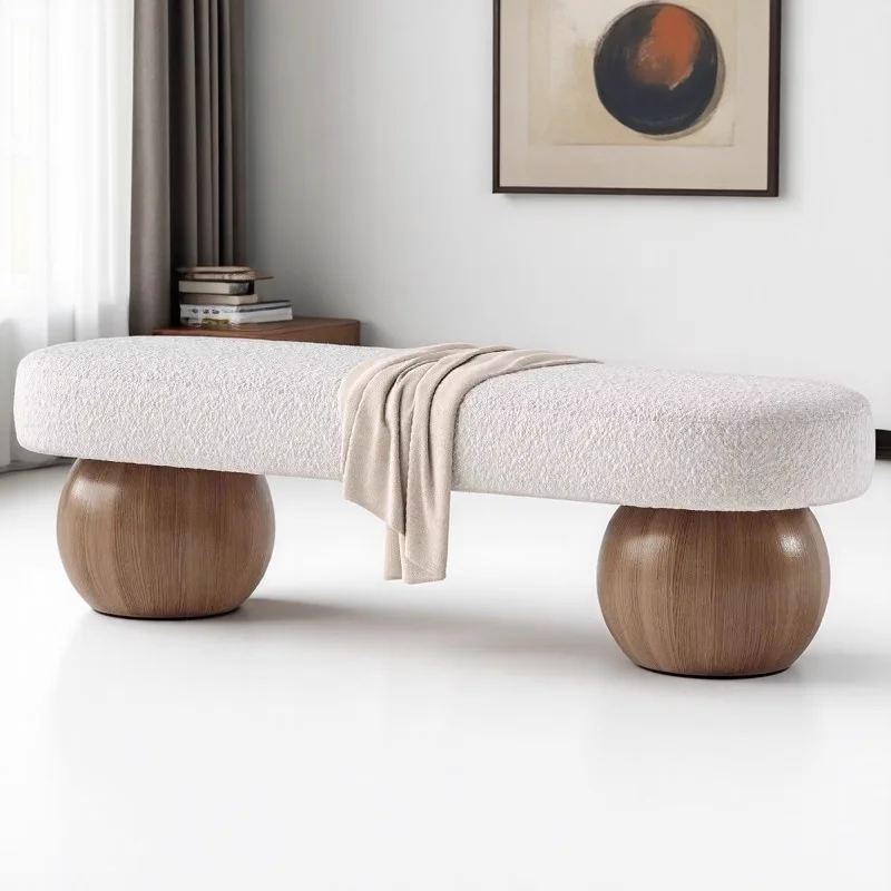 HHVintage Style Shoe Changing Stool Furniture Entrance Doorway Shoe Sofa Bed End