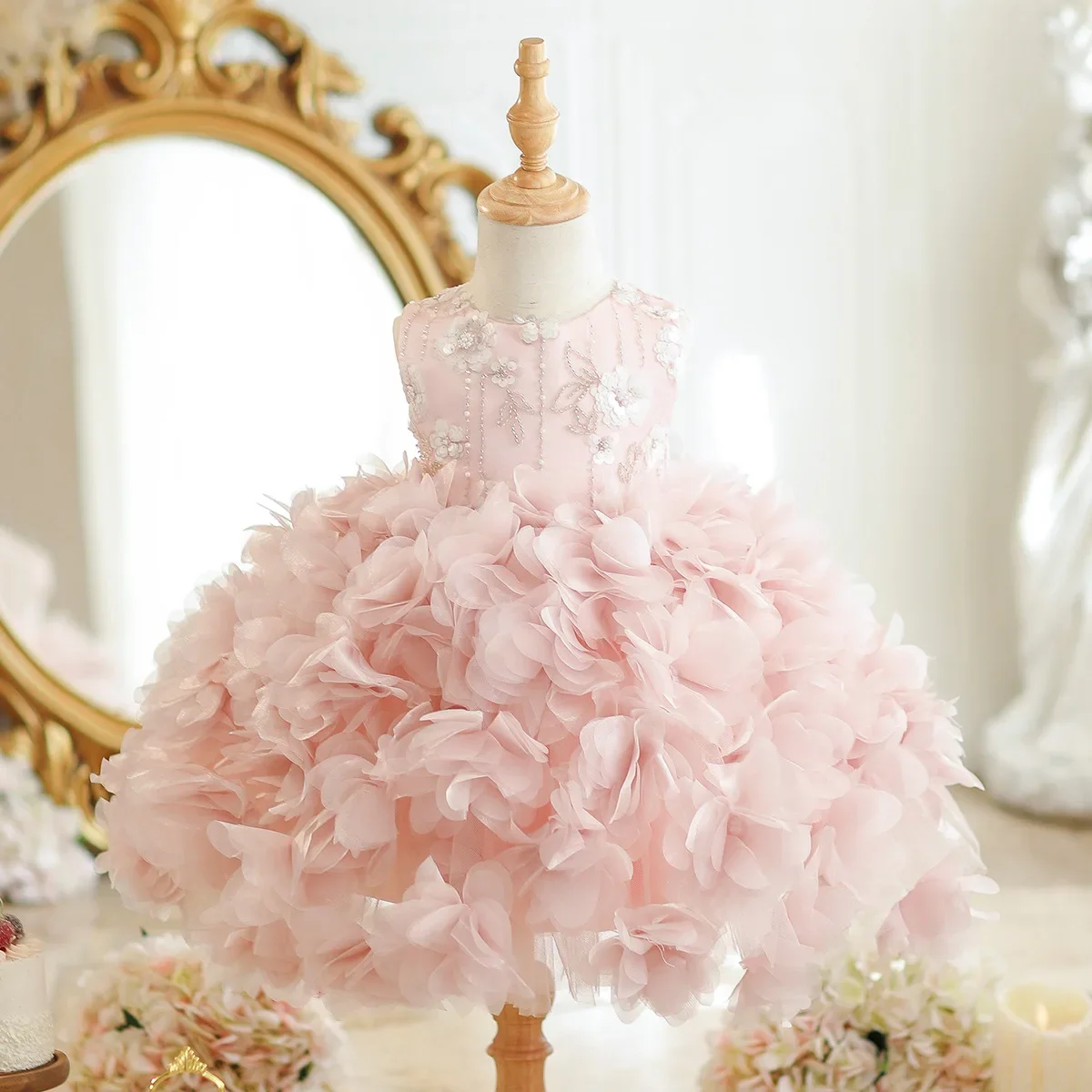 

New Children's Princess Costume Host's Piano Performance Wedding Birthday Girls Party Dresses Vestidos Bridesmaid Dresses