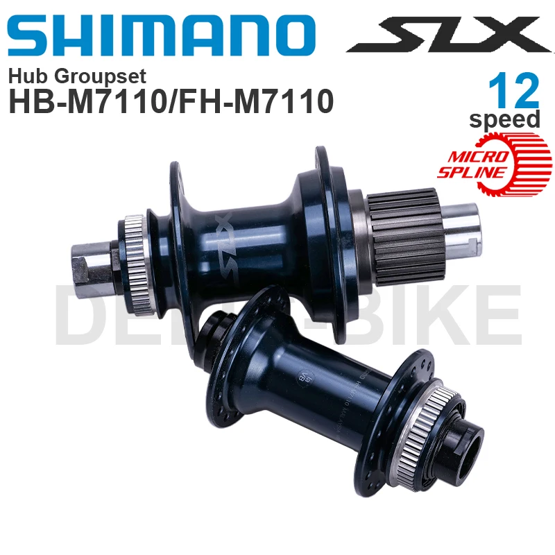 

SHIMANO SLX Hub HB-M7110 HB-M7110-B Front Hub FH-M7110 FH-M7110-B 28H 32H MICRO SPLINE Rear FREEHUB 142 148 12-speed